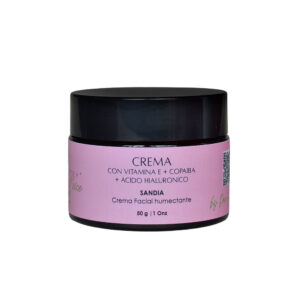 Crema facial humectante rosa